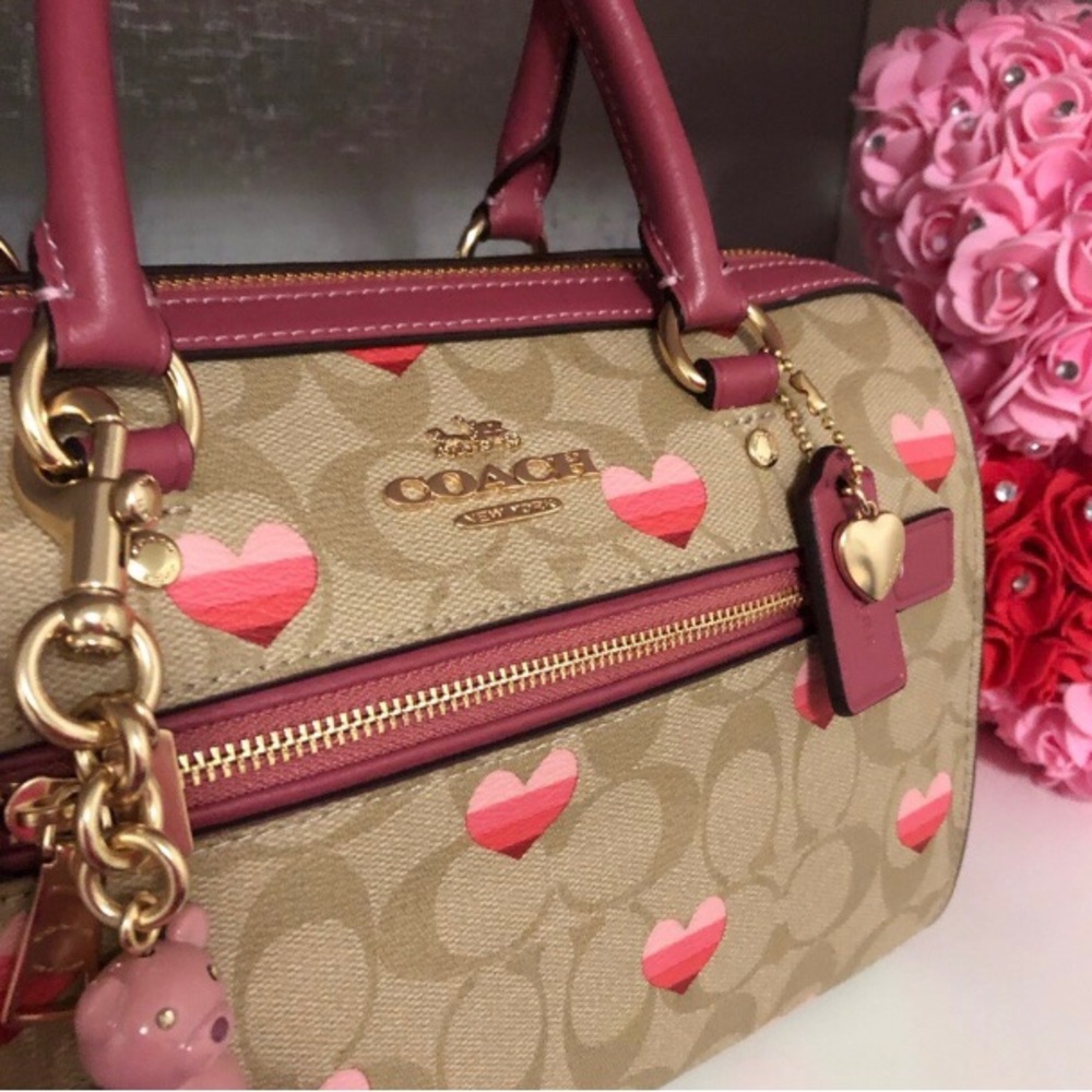 Coach Heart Striped Rowan